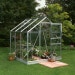 Popular Greenhouse Horticultural Glass Silver 6' x 8'
