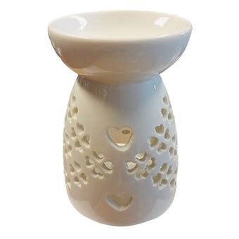 Porcelain Heart Oil Burner