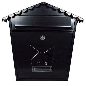 Postplus Classic Post Box - Black Gloss