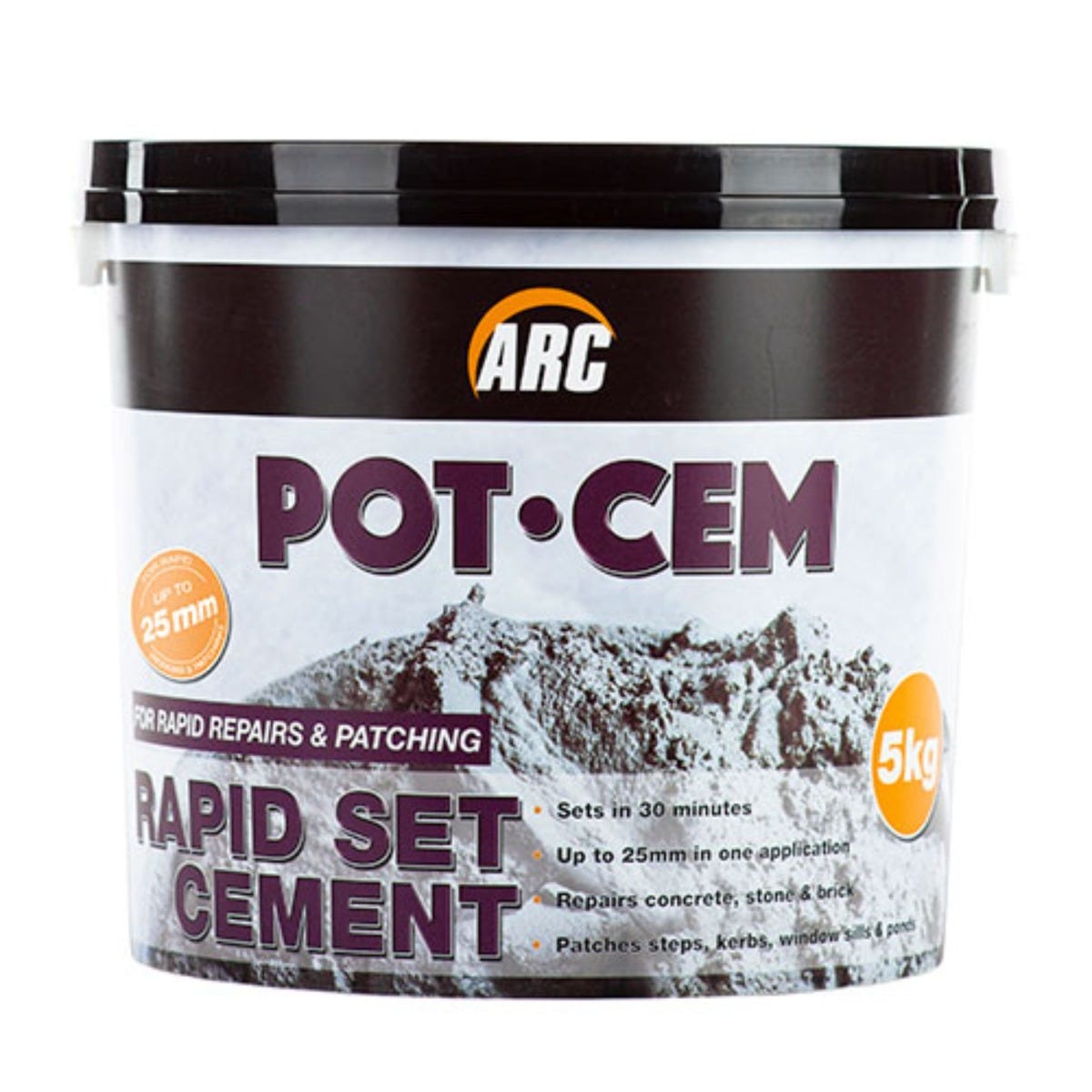 Pot-Cem Rapid Set Cement (5kg) – For Rapid Repairs & Patching.