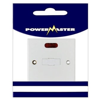 Powermaster 13Amp Fused Spur Unit With Neon