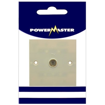Powermaster 1 Gang Flush Tv Point