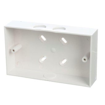 Powermaster 2 Gang 32mm Knock Out Box