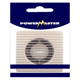 Powermaster 4 Inch Standard Bathroom and Kitchen Wall Extractor Fan for Ventilation