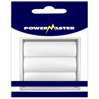 Powermaster 5 Inch White Gravity Vent – Automatic Shutter Vent Cover for Wall and Duct Ventilation Systems