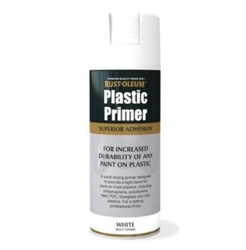 Rust-Oleum Plastic Primer Superior Adhesion White Matt 400ml 