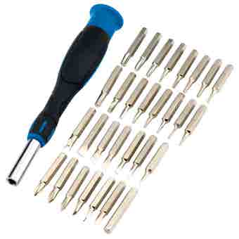 31 Piece Precision Screwdriver And Bit Set