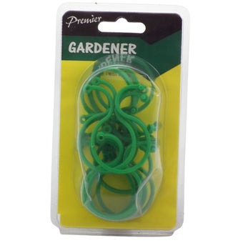 Premier 15 Piece Large Twist and Plant Clips – Heavy-Duty Support for Stronger, Healthier Plants