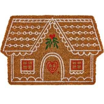 Premier Gingerbread House Door Mat – A Sweet Welcome for the Festive Season
