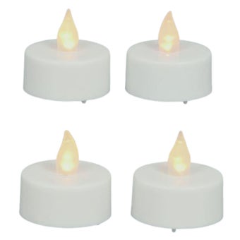 Premier Tealights – Classic Warm Glow for Every Occasion I Pack of 4
