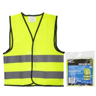Pro User XS Kids Hi-Vis Safety Vest (7–9 Years) – Reflective Visibility Vest for Children