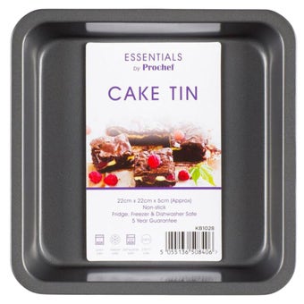 Prochef Non-Stick Cake Tin 22x22x5cm