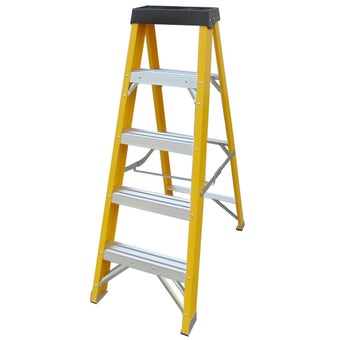 Protool Heavy Duty 5 Step Fibreglass Ladder