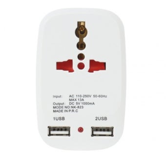 Protool Pacevolt Travel Adaptor with 2x USB