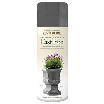 Rust-Oleum Natural Effects Spray Paint - Cast Iron 400ml