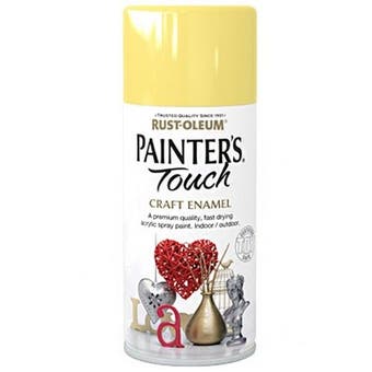 Rust-Oleum Painter's Touch Craft Enamel Spray Paint - Buttercup Yellow 150ml