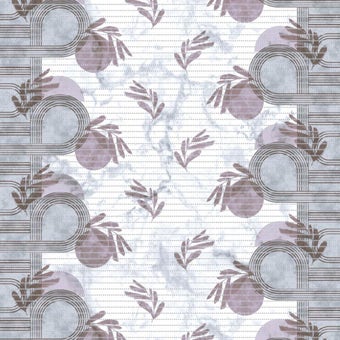 Purple & Grey Twist Anti-Slip Floor Mat - Price per metre