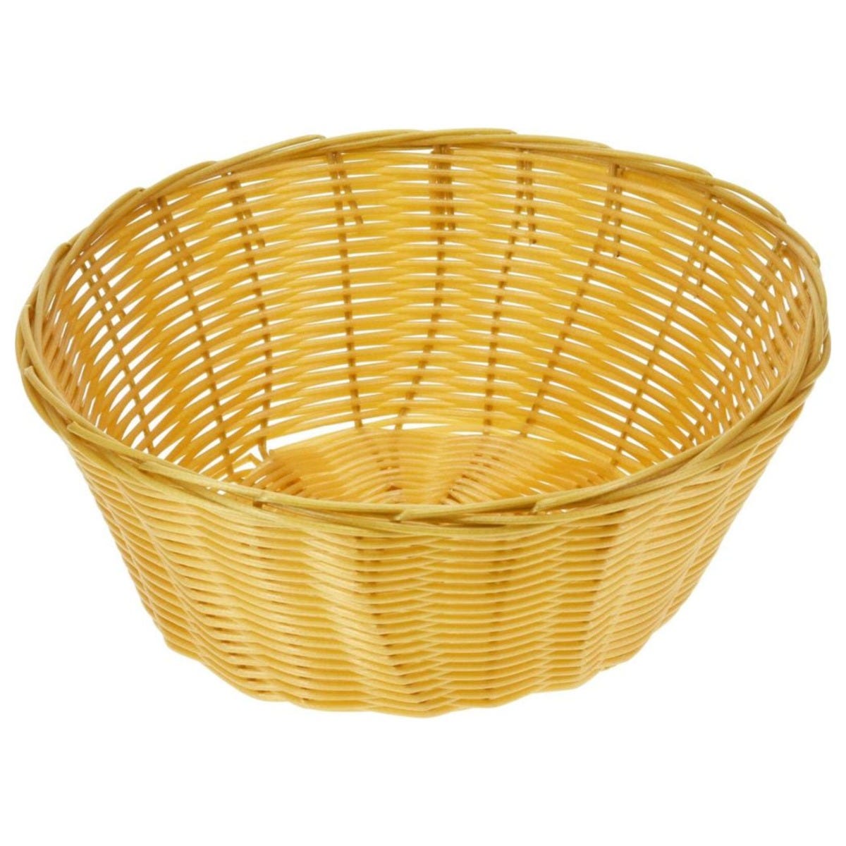 PVC Round Bread Basket – Durable & Stylish Serving Solution (24x10cm)