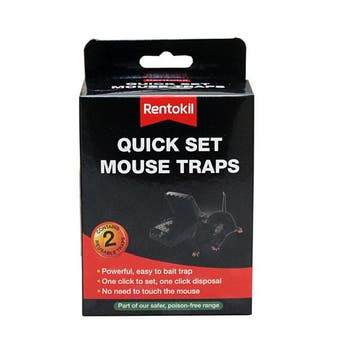 Rentokil Quick Set Mouse Traps - 2 pieces