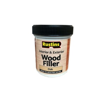 Rustins Interior & Exterior Wood Filler - Oak 250ml