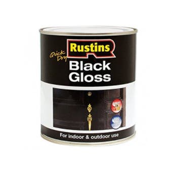 250ML RU Q/D BLK GLS