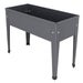 Anthracite Metal Raised Flower Bed S for Patio, Balcony and Small Gardens