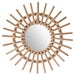 Rattan Sun Mirror 30cm