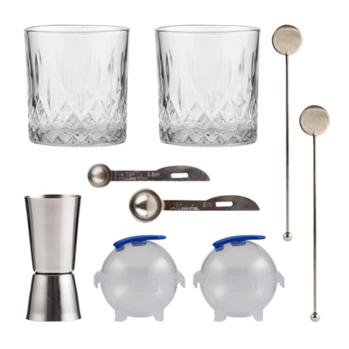 Ravenhead Entertain 9-Piece Whiskey Cocktail Set – The Perfect Gift for Whiskey Lovers