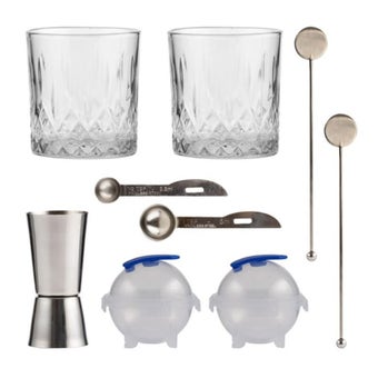 Ravenhead Entertain 9-Piece Whiskey Cocktail Set – The Perfect Gift for Whiskey Lovers
