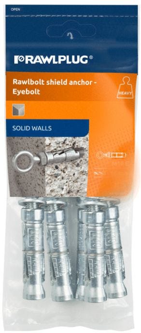 Rawlbolt Shield Anchor - Eyebolt M6 (Pack of 2) 