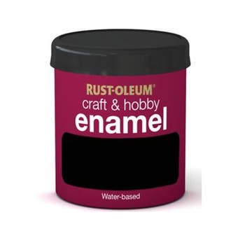 Rust-Oleum 75ml Craft Glossblack Enamel