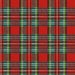 Red and Green Tartan Oil Cloth – Heavy Quality I 1.4m Width - Price Per Metre