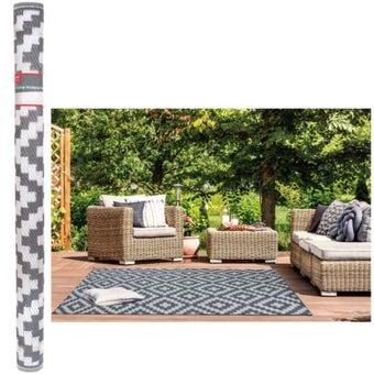 Redwood Outdoor Reversible Waterproof Rug