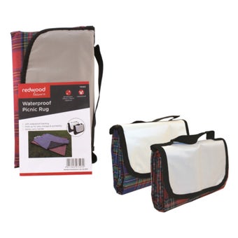 Redwood Waterproof Picnic Rug with Carry Handle
