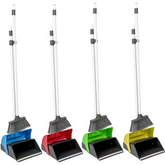 Hygiene Lobby Long Handled Dustpan Set - Assorted Colours