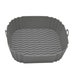 Reusable Silicone Air Fryer Liner – Square I 21 × 21 × 5.5 cm