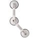 Ridder Angled Suction Grab Bar Premium White