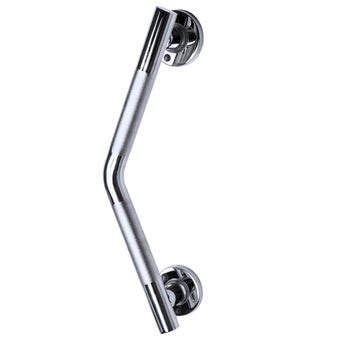 Ridder Ken Angled Corner Chrome Grab Bar with non-slip 43 cm