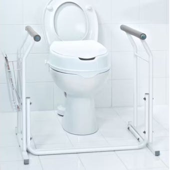 Ridder Mobile Toilet Grab Rail White 150 Kg