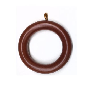 Ring for Wooden Curtain Pole - Sapelli I Pack of 10