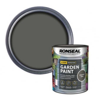 Ronseal Garden Paint Charcoal Grey 750ml