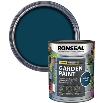 Ronseal Garden Paint Midnight Blue 750ml