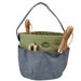 Round garden tool bag grey