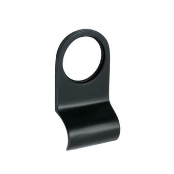Round Top Cylinder Pull 80mm x 41mm - Matt Black