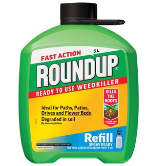 Roundup Fast Action Ready-to-Use Weedkiller Refill – Kills Weeds at the Root | Ideal for Paths, Patios & Flower Beds