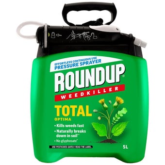 Roundup Total Optima 5L Weed Killer – Fast, Effective Weed Control for All Garden Areas I No Glyphosate