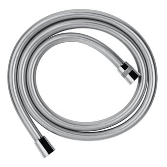 Rubineta Shower hose 150 cm PVC - Dark silver