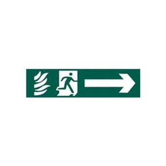 Fire Exit Man/arrow Right Sign
