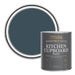 Rust-Oleum Evening Blue Satin Kitchen Cupboard Paint 750ml I Water-Based Durable Interior Paint for Cabinets and Furniture