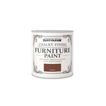 Rust-Oleum Chalky Finish Furniture Paint Salmon 125ml